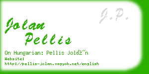 jolan pellis business card